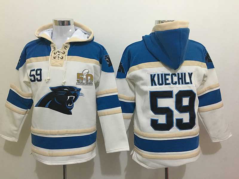 Nike Carolina Panthers #59 Luke Kuechly White Super Bowl 50 Sawyer Hooded Sweatshirt NFL Hoodie,We sell and wholesale Nike Carolina Panthers #59 Luke Kuechly White Super Bowl 50 Sawyer Hooded Sweatshirt NFL Hoodie on line form chian!